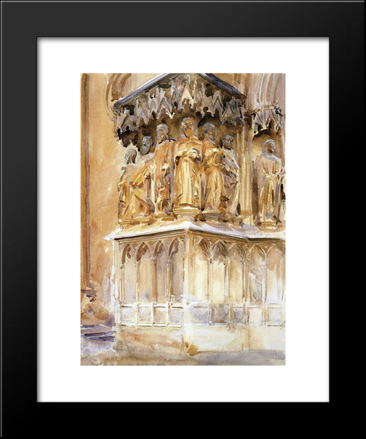 Tarragona 20x24 Black Modern Wood Framed Art Print Poster by Sargent, John Singer