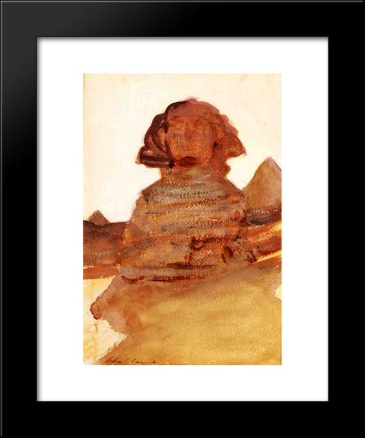 The Sphinx 20x24 Black Modern Wood Framed Art Print Poster by Sargent, John Singer