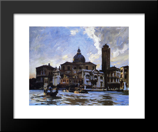 Venice, Palazzo Labia 20x24 Black Modern Wood Framed Art Print Poster by Sargent, John Singer
