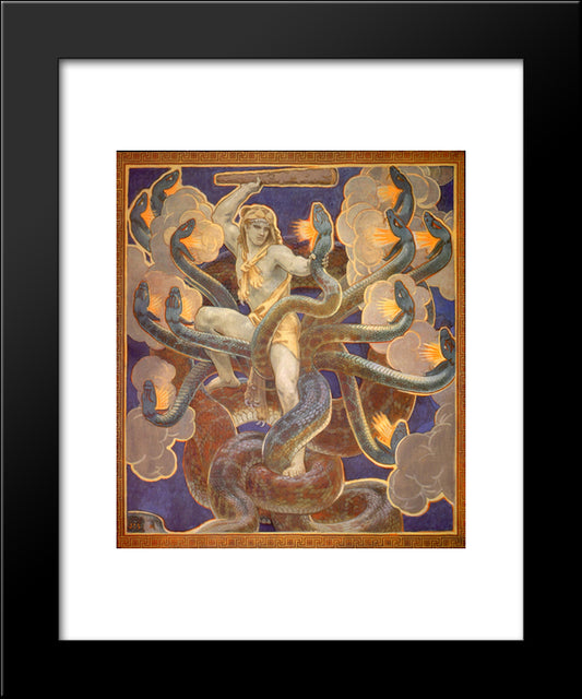 Hercules 20x24 Black Modern Wood Framed Art Print Poster by Sargent, John Singer