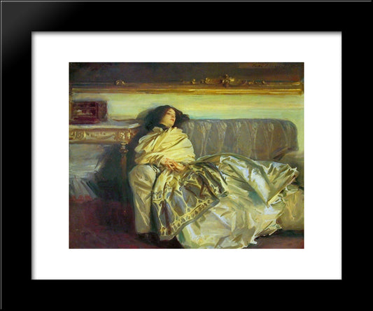 Nonchaloir 20x24 Black Modern Wood Framed Art Print Poster by Sargent, John Singer