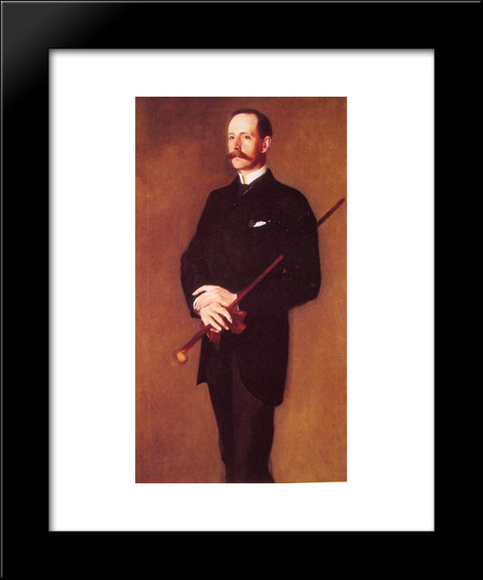 Brigadier Archibald Campbell Douglas Dick 20x24 Black Modern Wood Framed Art Print Poster by Sargent, John Singer