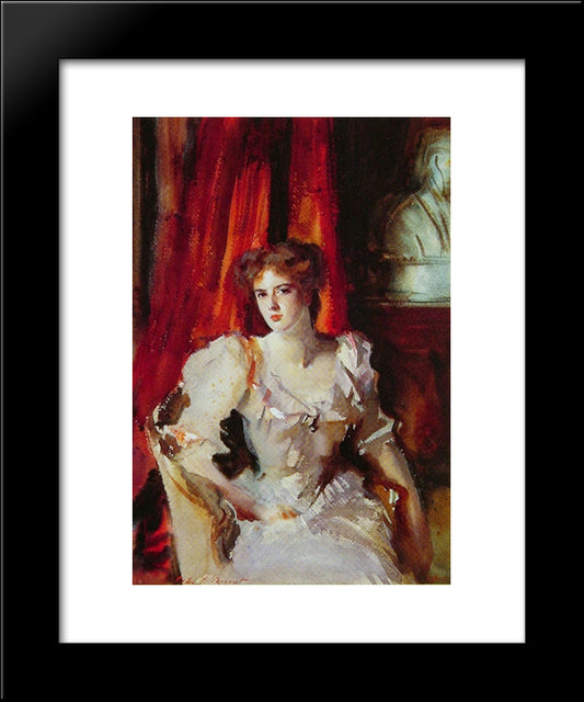 Miss Eden 20x24 Black Modern Wood Framed Art Print Poster by Sargent, John Singer