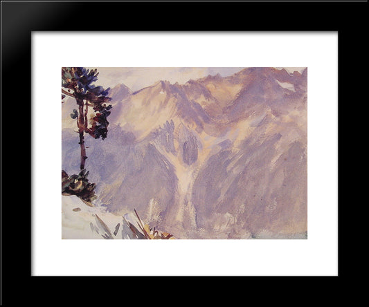 The Tyrol 20x24 Black Modern Wood Framed Art Print Poster by Sargent, John Singer
