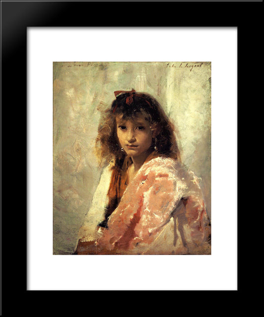 Carmela Bertagna 20x24 Black Modern Wood Framed Art Print Poster by Sargent, John Singer