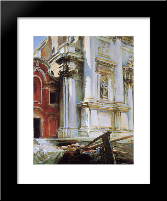 Church Of St. Stae, Venice 20x24 Black Modern Wood Framed Art Print Poster by Sargent, John Singer