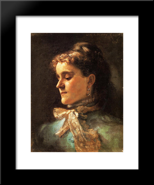Emily Sargent 20x24 Black Modern Wood Framed Art Print Poster by Sargent, John Singer