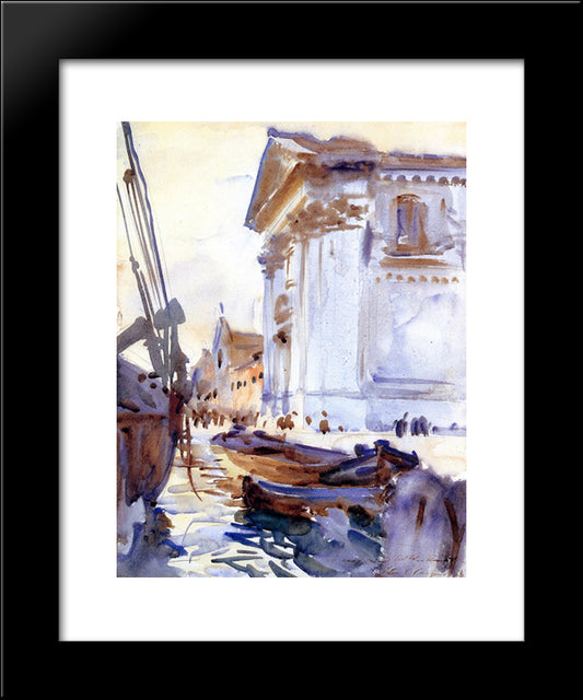 I Gesuati 20x24 Black Modern Wood Framed Art Print Poster by Sargent, John Singer