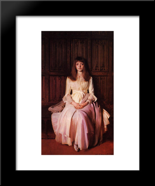 Miss Elsie Palmer 20x24 Black Modern Wood Framed Art Print Poster by Sargent, John Singer