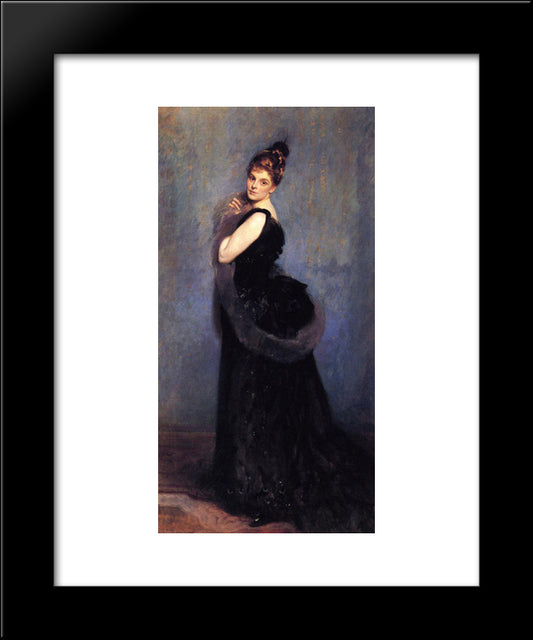 Mrs. George Gribble 20x24 Black Modern Wood Framed Art Print Poster by Sargent, John Singer