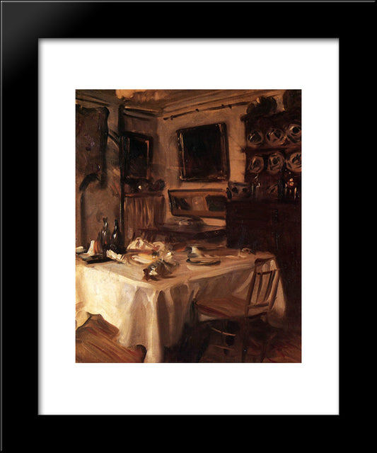 My Dining Room 20x24 Black Modern Wood Framed Art Print Poster by Sargent, John Singer