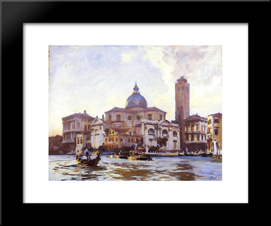 Palazzo Labia And San Geremia, Venice 20x24 Black Modern Wood Framed Art Print Poster by Sargent, John Singer