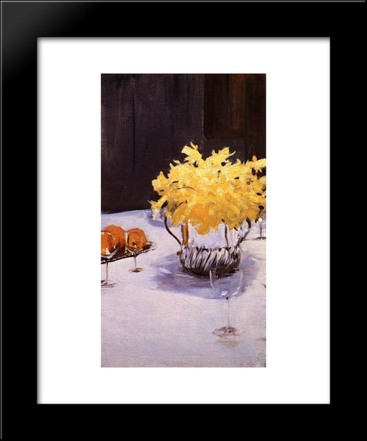 Still Life With Daffodils 20x24 Black Modern Wood Framed Art Print Poster by Sargent, John Singer