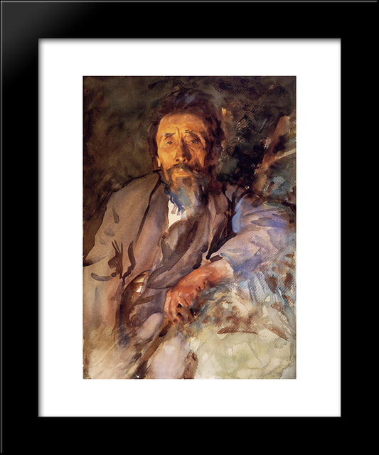 The Tramp 20x24 Black Modern Wood Framed Art Print Poster by Sargent, John Singer
