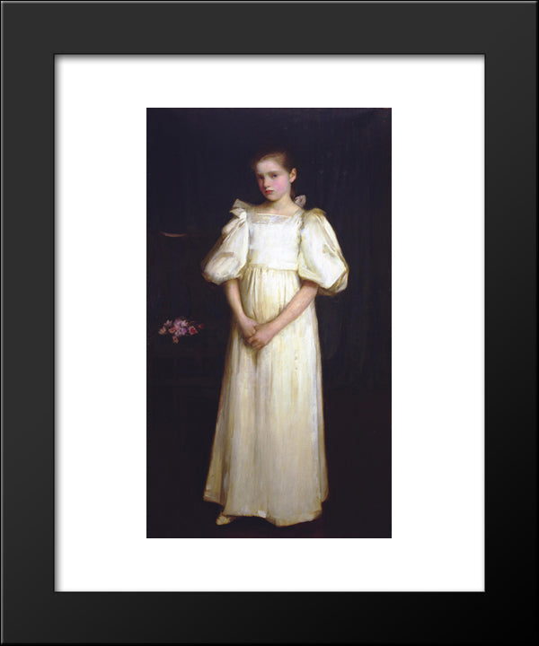 Portrait Of Phyllis Waterlo 20x24 Black Modern Wood Framed Art Print Poster by Waterhouse, John William