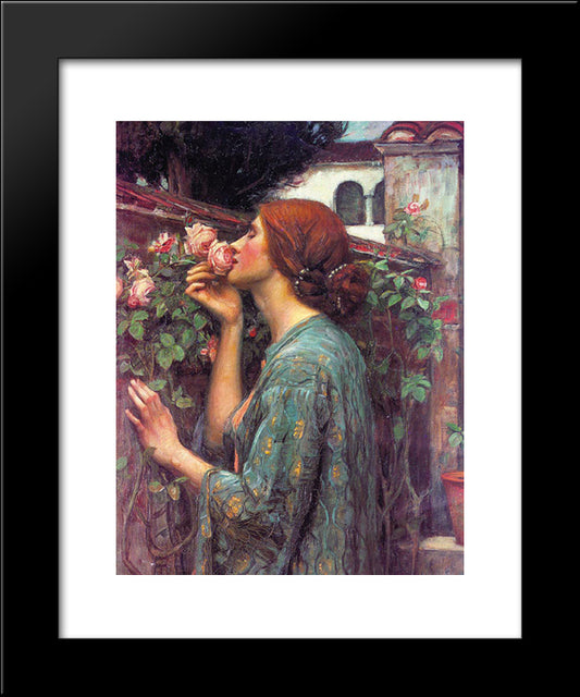 My Sweet Rose 20x24 Black Modern Wood Framed Art Print Poster by Waterhouse, John William