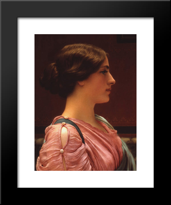 A Classical Beauty 20x24 Black Modern Wood Framed Art Print Poster by Godward, John William