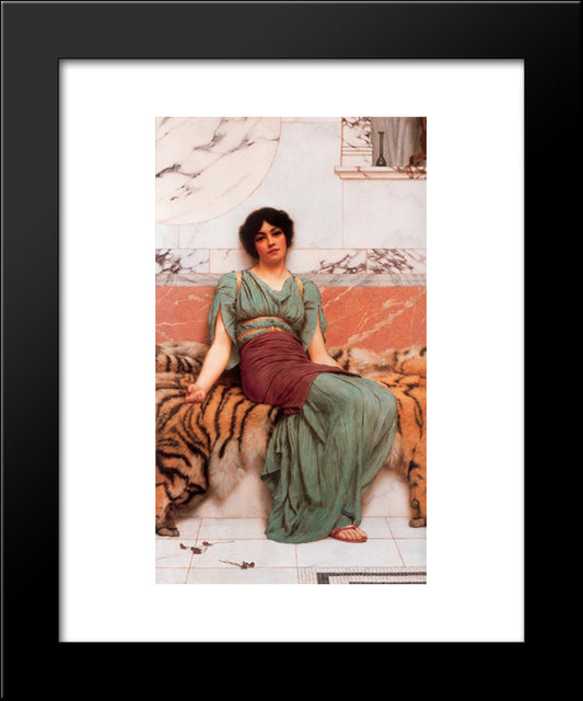 Sweet Dreams 20x24 Black Modern Wood Framed Art Print Poster by Godward, John William