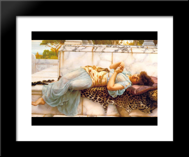 The Betrothed 20x24 Black Modern Wood Framed Art Print Poster by Godward, John William