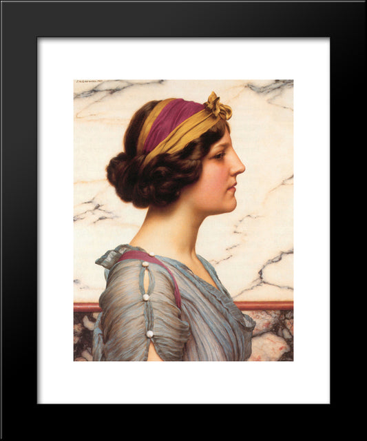 Megilla 20x24 Black Modern Wood Framed Art Print Poster by Godward, John William