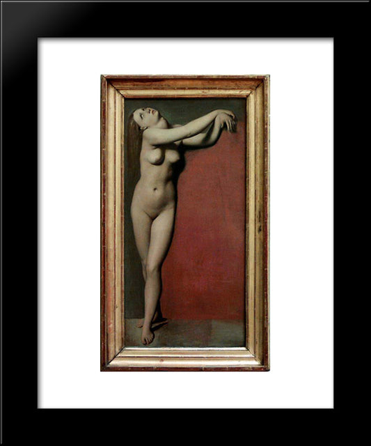 Angelique 20x24 Black Modern Wood Framed Art Print Poster by Ingres, Jean Auguste Dominique