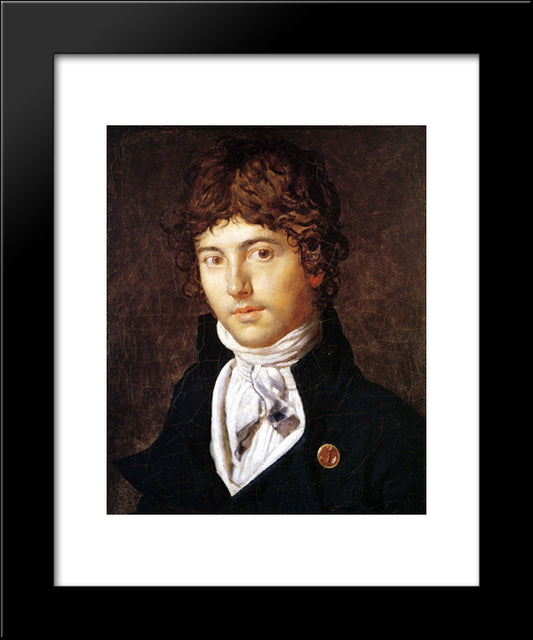 Pierre Francois Bernier 20x24 Black Modern Wood Framed Art Print Poster by Ingres, Jean Auguste Dominique
