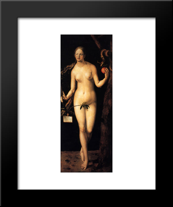 Eve 20x24 Black Modern Wood Framed Art Print Poster by Durer, Albrecht