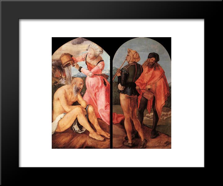 The Jabach Altarpiece 20x24 Black Modern Wood Framed Art Print Poster by Durer, Albrecht