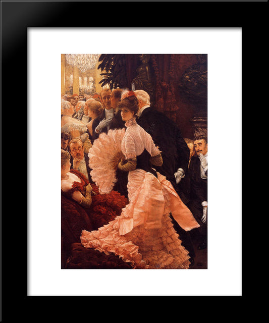 A Woman Of Ambition 20x24 Black Modern Wood Framed Art Print Poster by Tissot, James