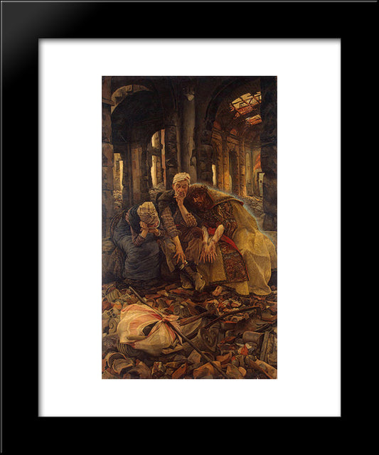 Inner Voices 20x24 Black Modern Wood Framed Art Print Poster by Tissot, James