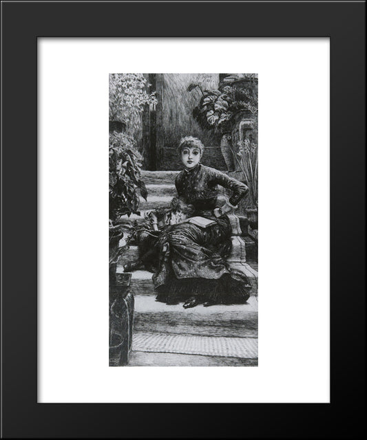 The Elder Sister 20x24 Black Modern Wood Framed Art Print Poster by Tissot, James