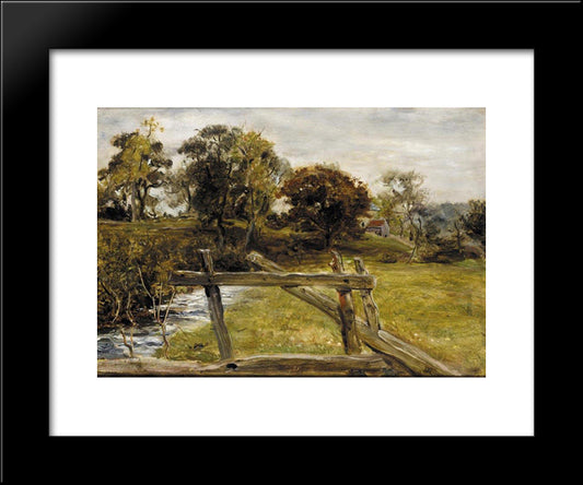 View Near Hampstead 20x24 Black Modern Wood Framed Art Print Poster by Tissot, James