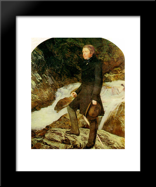 John Ruskin 20x24 Black Modern Wood Framed Art Print Poster by Tissot, James