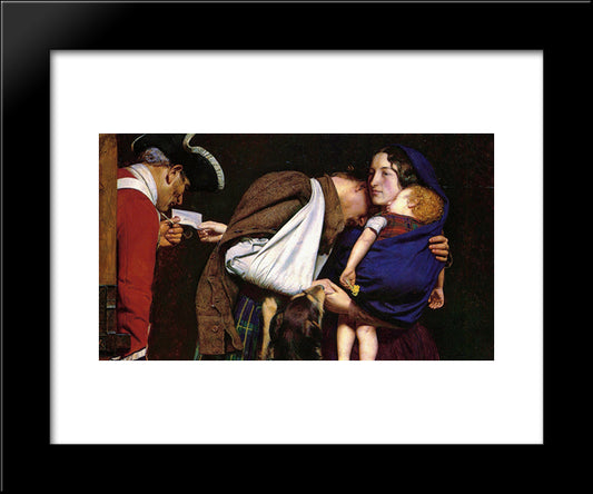 The Order Of Release [Detail: 1] 20x24 Black Modern Wood Framed Art Print Poster by Tissot, James