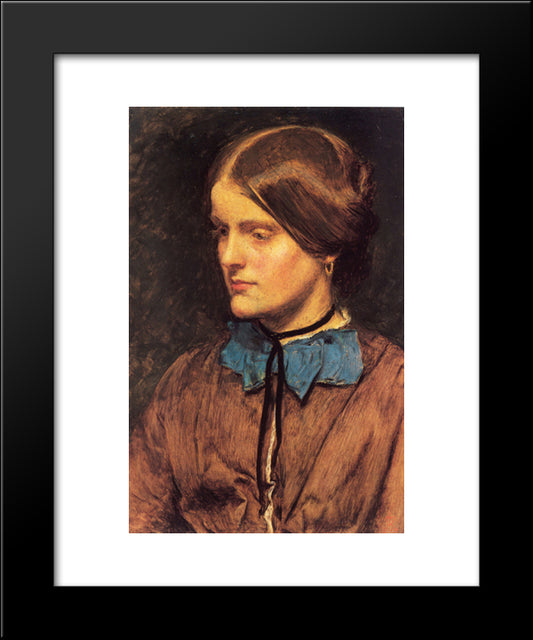 Annie Miller 20x24 Black Modern Wood Framed Art Print Poster by Tissot, James