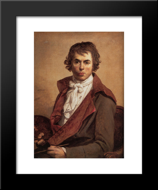Self-Portrait 20x24 Black Modern Wood Framed Art Print Poster by Tissot, James
