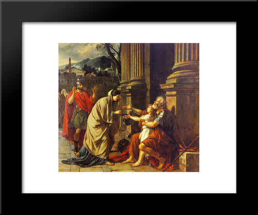 Belisarius 20x24 Black Modern Wood Framed Art Print Poster by Tissot, James