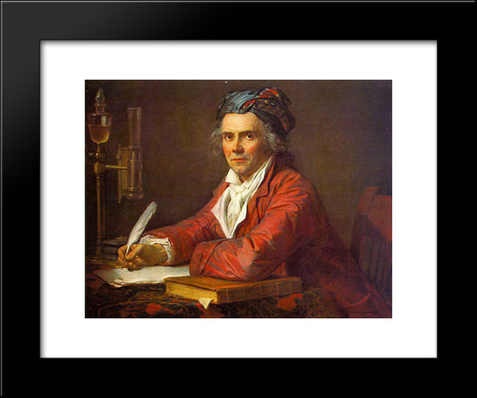 Portrait Of Alphonse Leroy 20x24 Black Modern Wood Framed Art Print Poster by Tissot, James