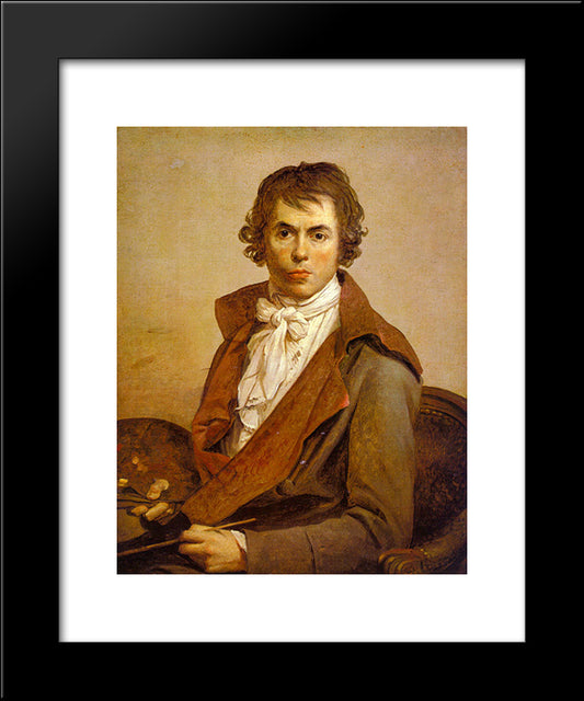 Self Portrait 20x24 Black Modern Wood Framed Art Print Poster by Tissot, James