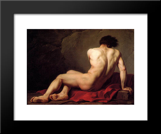 Patroclus 20x24 Black Modern Wood Framed Art Print Poster by Tissot, James