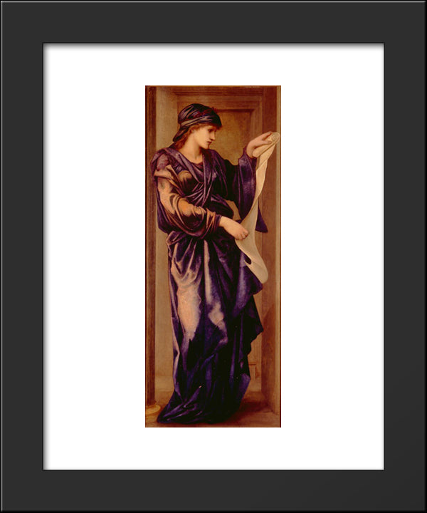A Sibyl 20x24 Black Modern Wood Framed Art Print Poster by Burne Jones, Edward