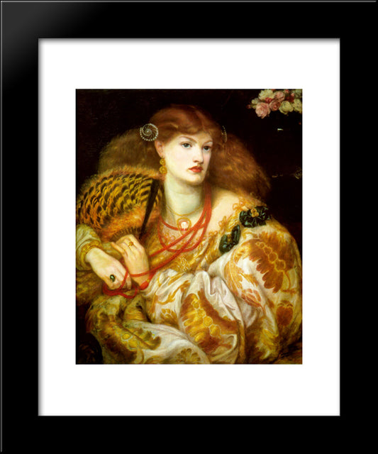 Monna Vanna 20x24 Black Modern Wood Framed Art Print Poster by Rossetti, Dante Gabriel