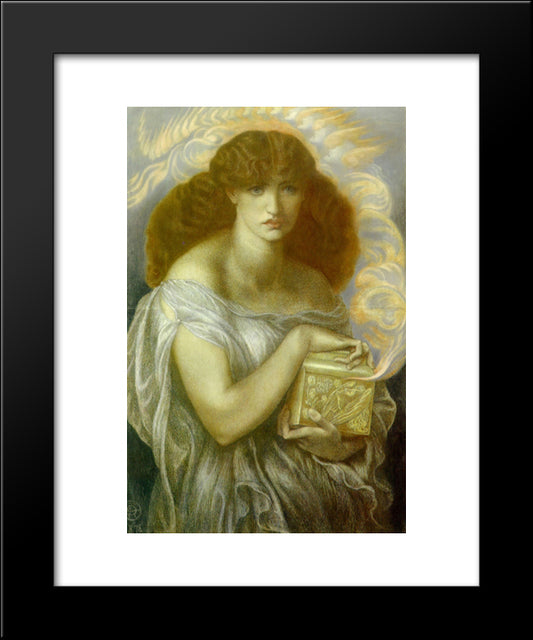 Pandora 20x24 Black Modern Wood Framed Art Print Poster by Rossetti, Dante Gabriel