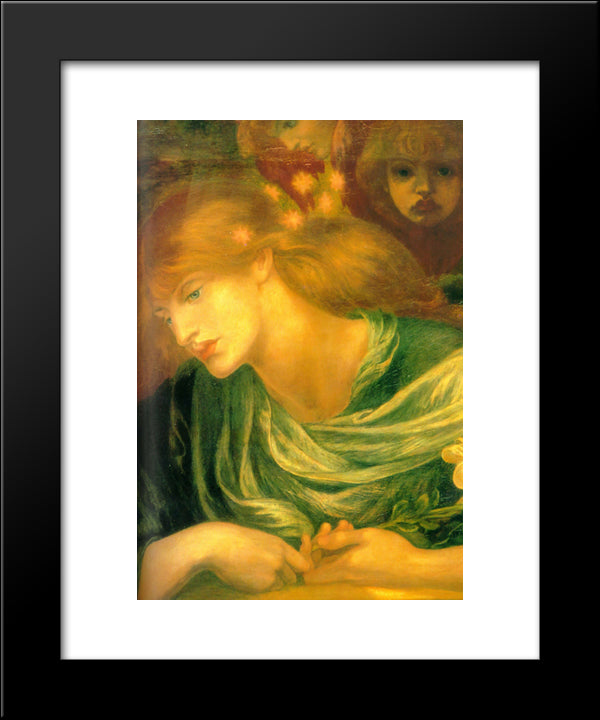 Unknown 20x24 Black Modern Wood Framed Art Print Poster by Rossetti, Dante Gabriel