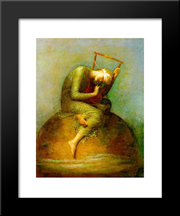 Hope 20x24 Black Modern Wood Framed Art Print Poster by Watts, George Frederick