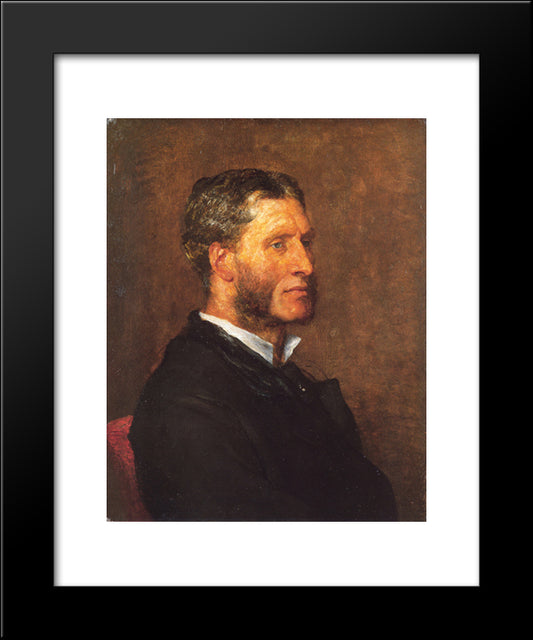 Matthew Arnold 20x24 Black Modern Wood Framed Art Print Poster by Watts, George Frederick