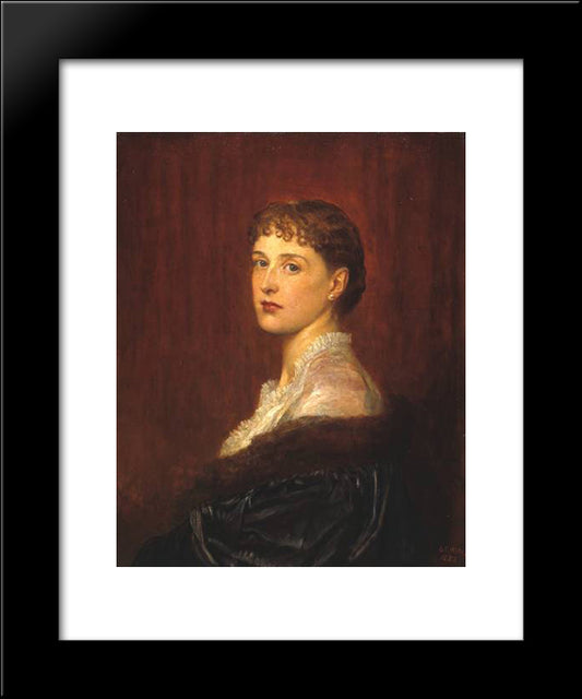 Mrs Arthur Sassoon 20x24 Black Modern Wood Framed Art Print Poster by Watts, George Frederick