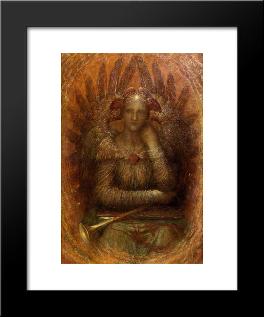 The Dweller Within 20x24 Black Modern Wood Framed Art Print Poster by Watts, George Frederick