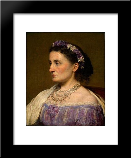 Duchess De Fitz-James 20x24 Black Modern Wood Framed Art Print Poster by Fantin Latour, Henri