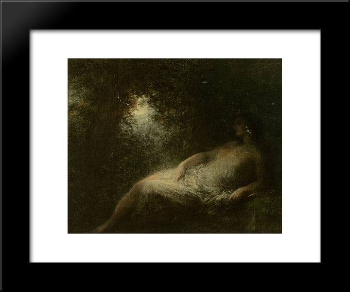 Diana 20x24 Black Modern Wood Framed Art Print Poster by Fantin Latour, Henri